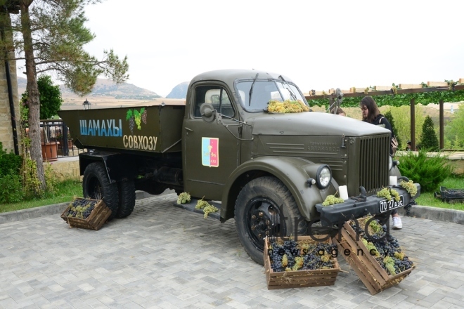 Shamakhi hosts solemn opening ceremony of 1st  Azerbaijan Grape and Wine Festival. Azerbaijan,Shamakhi , august 30 , 2019
