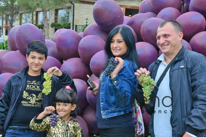 Shamakhi hosts solemn opening ceremony of 1st  Azerbaijan Grape and Wine Festival. Azerbaijan,Shamakhi , august 30 , 2019
