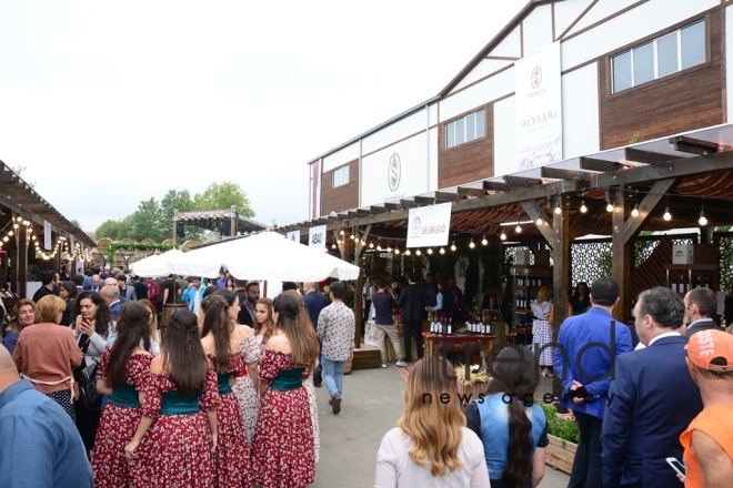 Shamakhi hosts solemn opening ceremony of 1st  Azerbaijan Grape and Wine Festival. Azerbaijan,Shamakhi , august 30 , 2019
