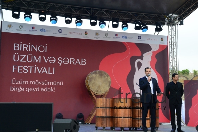 Shamakhi hosts solemn opening ceremony of 1st  Azerbaijan Grape and Wine Festival. Azerbaijan,Shamakhi , august 30 , 2019
