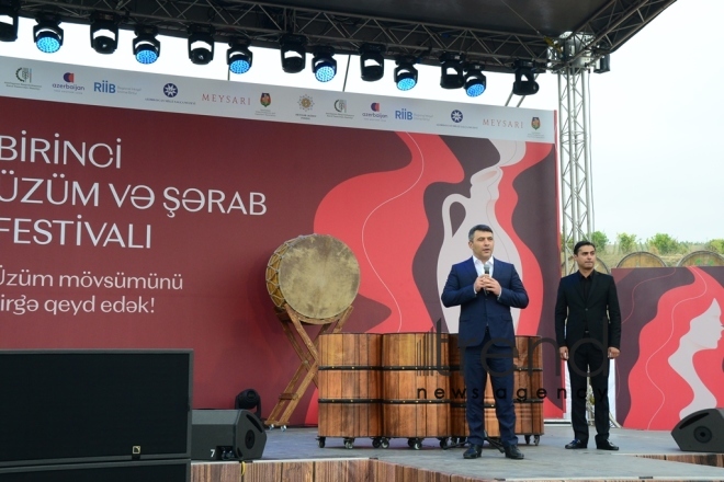 Shamakhi hosts solemn opening ceremony of 1st  Azerbaijan Grape and Wine Festival. Azerbaijan,Shamakhi , august 30 , 2019
