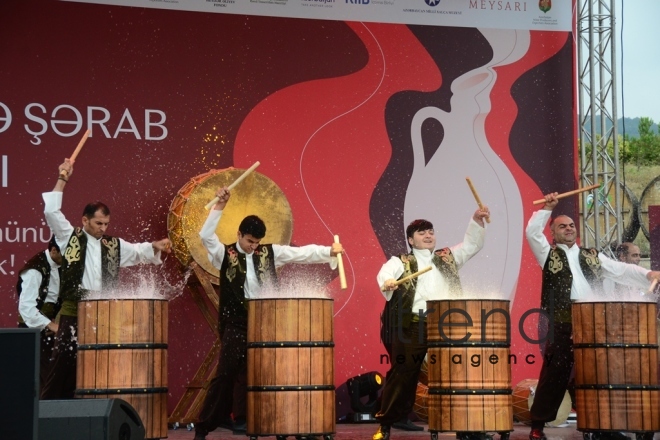 Shamakhi hosts solemn opening ceremony of 1st  Azerbaijan Grape and Wine Festival. Azerbaijan,Shamakhi , august 30 , 2019
