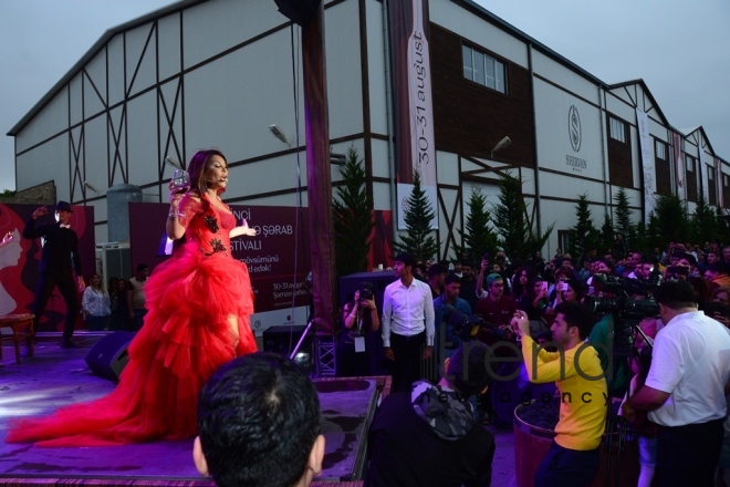 Shamakhi hosts solemn opening ceremony of 1st  Azerbaijan Grape and Wine Festival. Azerbaijan,Shamakhi , august 30 , 2019
