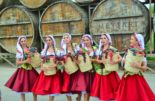 Shamakhi hosts solemn opening ceremony of 1st  Azerbaijan Grape and Wine Festival. Azerbaijan,Shamakhi , august 30 , 2019
