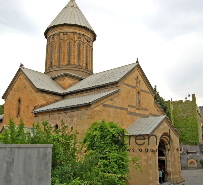 Gürcü pravoslav kafedralı Sioni. Gürcüstan, Tbilisi, 3 sentyabr  2019