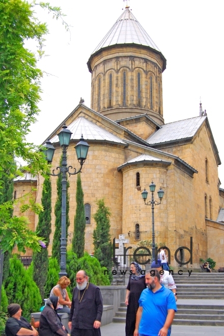 Gürcü pravoslav kafedralı Sioni. Gürcüstan, Tbilisi, 3 sentyabr  2019