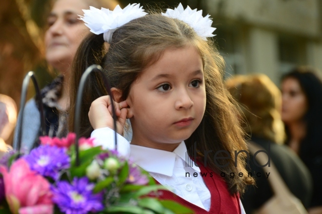 Azerbaijan marks Knowledge Day. Azerbaijan, Baku, September 16  2019
