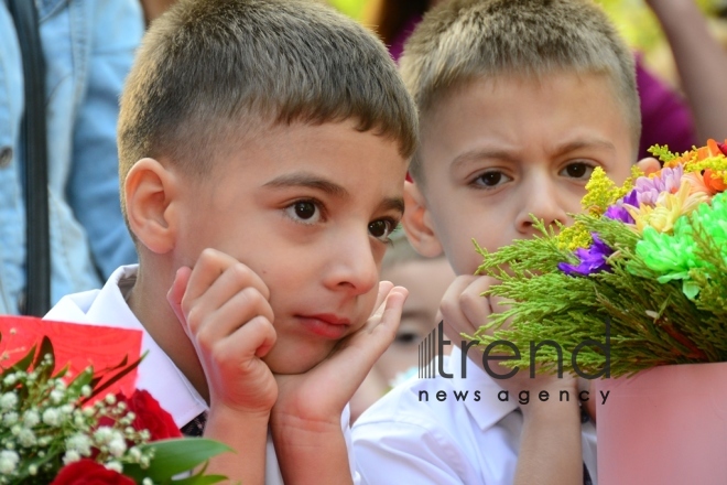 Azerbaijan marks Knowledge Day. Azerbaijan, Baku, September 16  2019
