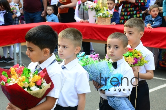 Azerbaijan marks Knowledge Day. Azerbaijan, Baku, September 16  2019
