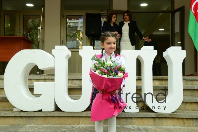 Azerbaijan marks Knowledge Day. Azerbaijan, Baku, September 16  2019
