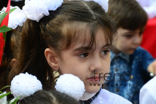 Azerbaijan marks Knowledge Day. Azerbaijan, Baku, September 16  2019
