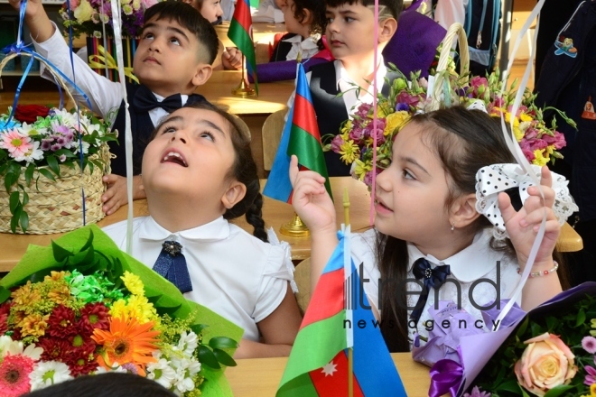 Azerbaijan marks Knowledge Day. Azerbaijan, Baku, September 16  2019
