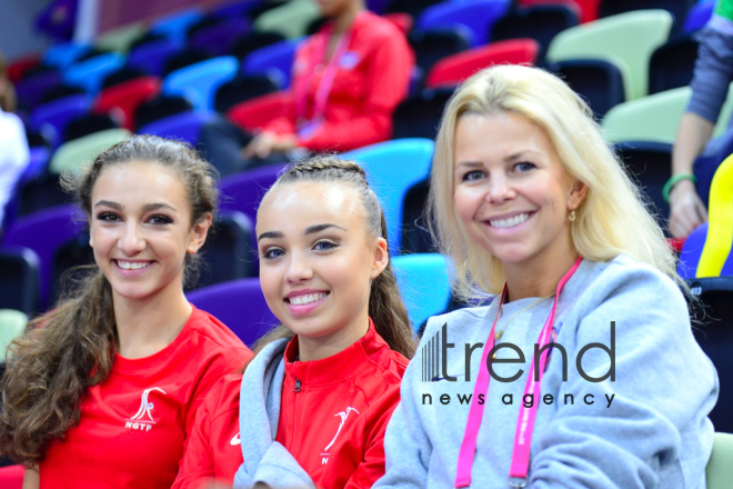 Rhythmic Gymnastics World Championships in Baku – holiday for spectators.Azerbaijan, Baku, September 19  2019