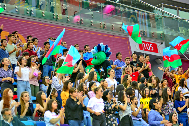 All-around final of 37th Rhythmic Gymnastics World Championships starts in Baku.Azerbaijan, Baku, September 20  2019
