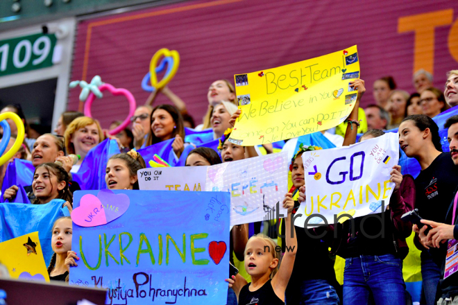 All-around final of 37th Rhythmic Gymnastics World Championships starts in Baku.Azerbaijan, Baku, September 20  2019
