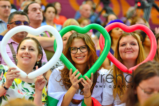 All-around final of 37th Rhythmic Gymnastics World Championships starts in Baku.Azerbaijan, Baku, September 20  2019
