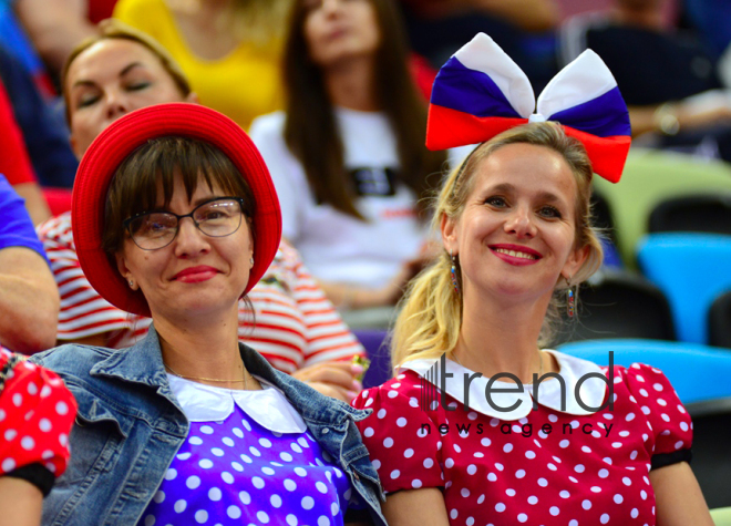 Day 6 of competitions in 37th Rhythmic Gymnastics World Championships kicks off in Baku.Azerbaijan, Baku, September 21  2019