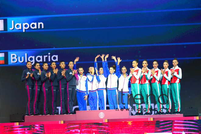 Day 6 of competitions in 37th Rhythmic Gymnastics World Championships kicks off in Baku.Azerbaijan, Baku, September 21  2019