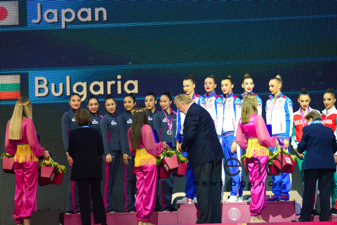 Day 6 of competitions in 37th Rhythmic Gymnastics World Championships kicks off in Baku.Azerbaijan, Baku, September 21  2019