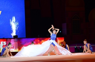 Baku hosts colorful closing ceremony of 37th Rhythmic Gymnastics World Championships.Azerbaijan, Baku, September 22   2019.