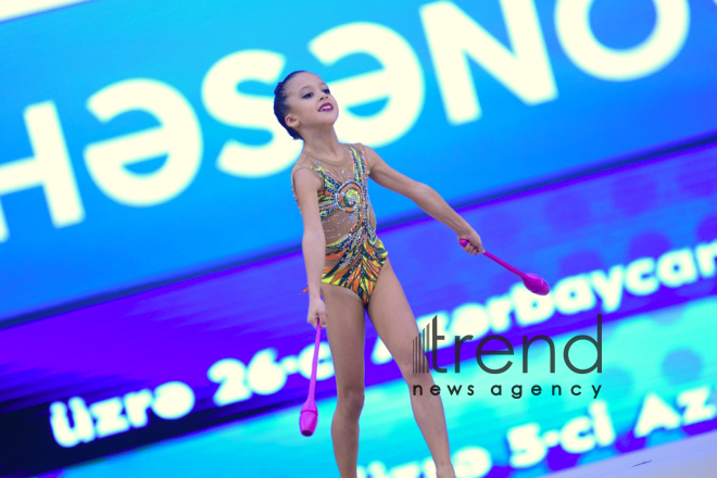 26th Azerbaijan and Baku Rhythmic Gymnastics Championships kicks off in Baku.Azerbaijan, Baku, осtober  10  2019 