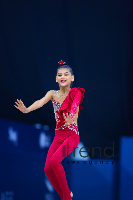 Стартовало 26-е первенство Азербайджана и Баку по художественной гимнастике.Азербайджан, Баку, 10  октября 2019