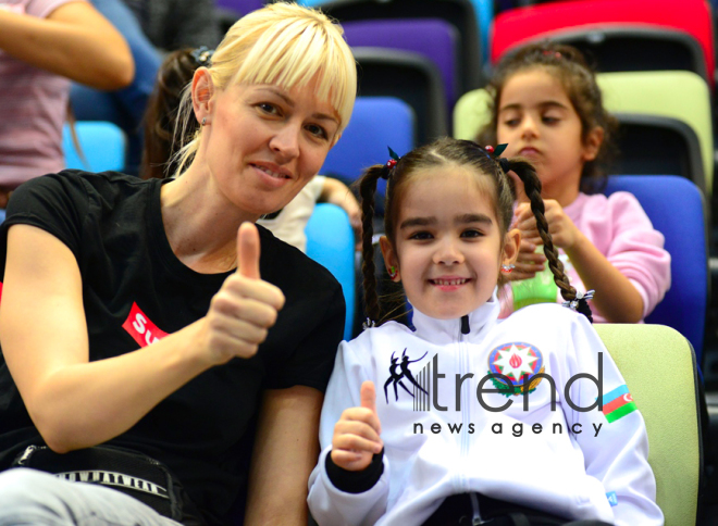 Rhythmic, aerobic gymnastics competitions underway in National Gymnastics Arena in Baku.Azerbaijan, Baku, осtober 12   2019