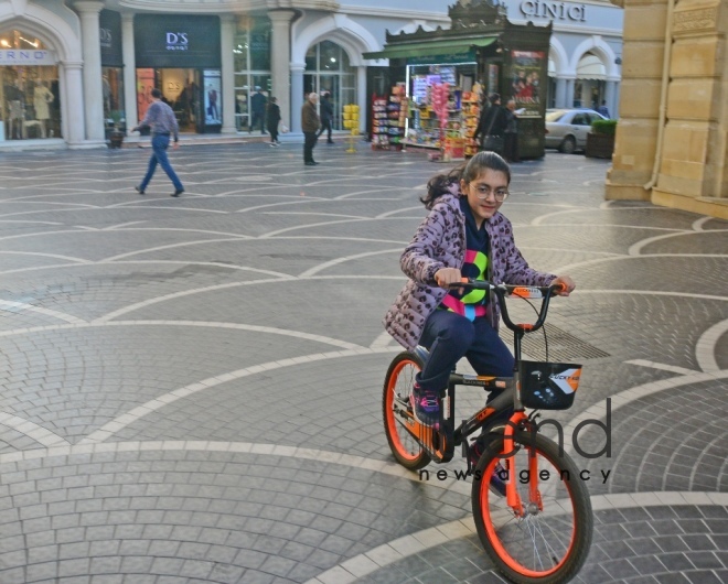 Bakının Fevvarələr meydanı.Azərbaycan, Bakı, 6 noyabr 2019