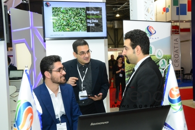 Exhibition BakuTel 2019. Azerbaijan Baku 03 december 2019