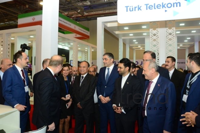 Exhibition BakuTel 2019. Azerbaijan Baku 03 december 2019