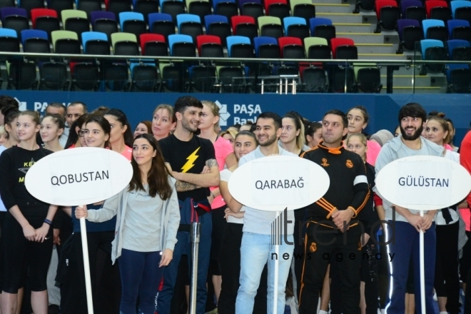 Milli Gimnastika Arenasında Azərbaycan Gimnastika Federasiyasının Birinci estafet yarışları keçirilİb.Azərbaycan. Bakı 7 dekabr 2019