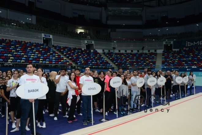 Milli Gimnastika Arenasında Azərbaycan Gimnastika Federasiyasının Birinci estafet yarışları keçirilİb.Azərbaycan. Bakı 7 dekabr 2019