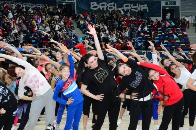 Milli Gimnastika Arenasında Azərbaycan Gimnastika Federasiyasının Birinci estafet yarışları keçirilİb.Azərbaycan. Bakı 7 dekabr 2019