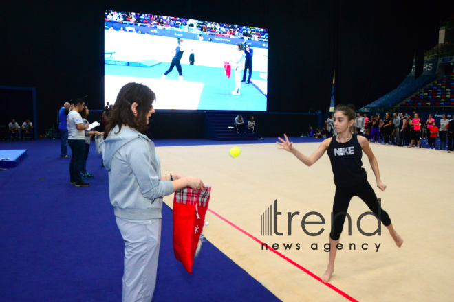 Milli Gimnastika Arenasında Azərbaycan Gimnastika Federasiyasının Birinci estafet yarışları keçirilİb.Azərbaycan. Bakı 7 dekabr 2019