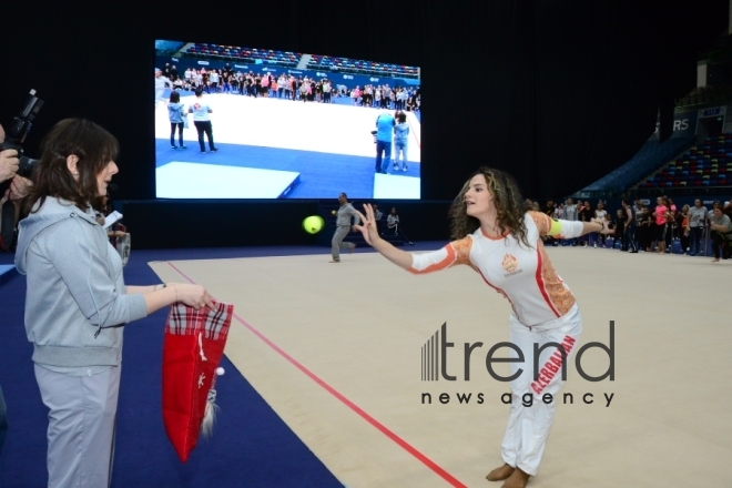 Milli Gimnastika Arenasında Azərbaycan Gimnastika Federasiyasının Birinci estafet yarışları keçirilİb.Azərbaycan. Bakı 7 dekabr 2019