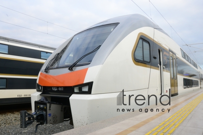 Azerbaijan Railways buys two new trains.Azerbaijan Baku 10 december 2019