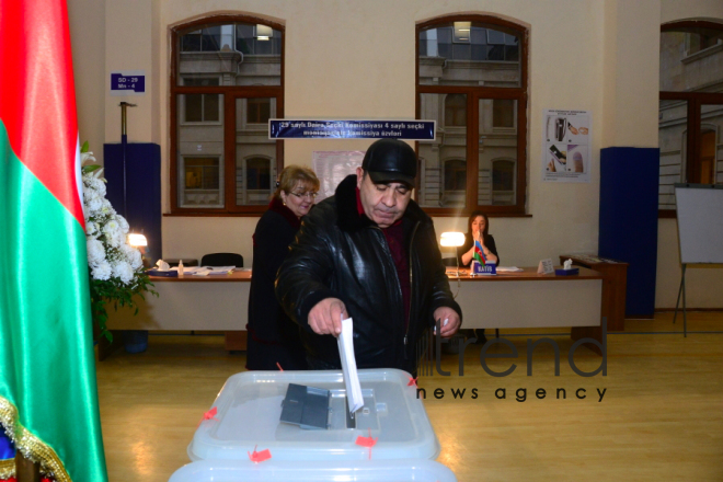 Municipal elections kick off in Azerbaijan.Azerbaijan Baku 23 december 2019