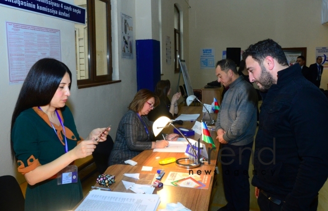 Municipal elections kick off in Azerbaijan.Azerbaijan Baku 23 december 2019