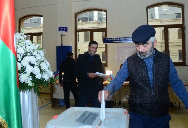 Municipal elections kick off in Azerbaijan.Azerbaijan Baku 23 december 2019