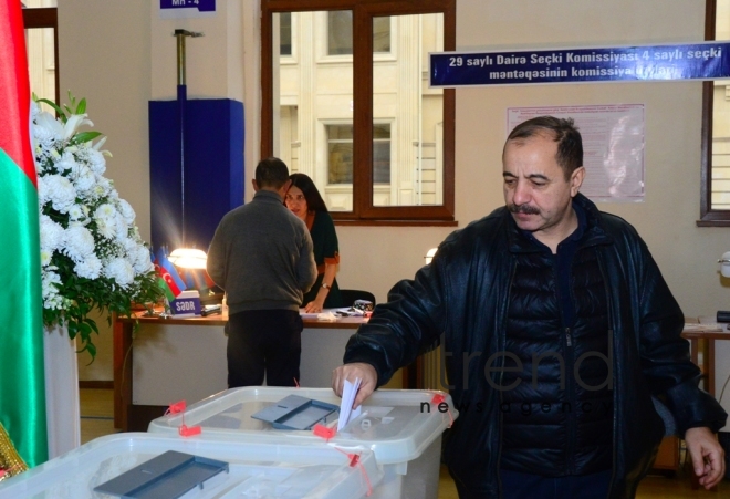 Municipal elections kick off in Azerbaijan.Azerbaijan Baku 23 december 2019