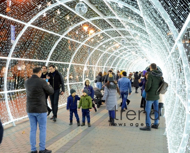 Bakı Yeni il ərəfəsində  Azərbaycan. Bakı 26 dekabr 2019