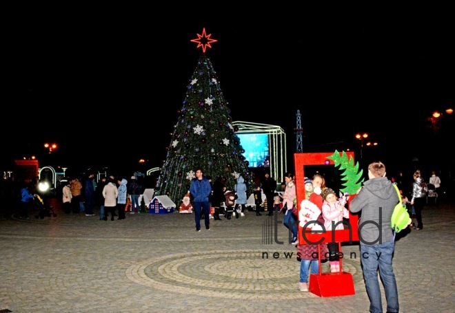 Bakı Yeni il ərəfəsində  Azərbaycan. Bakı 26 dekabr 2019