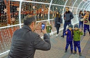 Bakı Yeni il ərəfəsində  Azərbaycan. Bakı 26 dekabr 2019