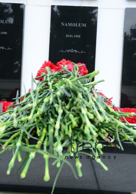 Azerbaijan commemorates 30th anniversary of January 20 tragedy  Azerbaijan Baku january 20 2020 