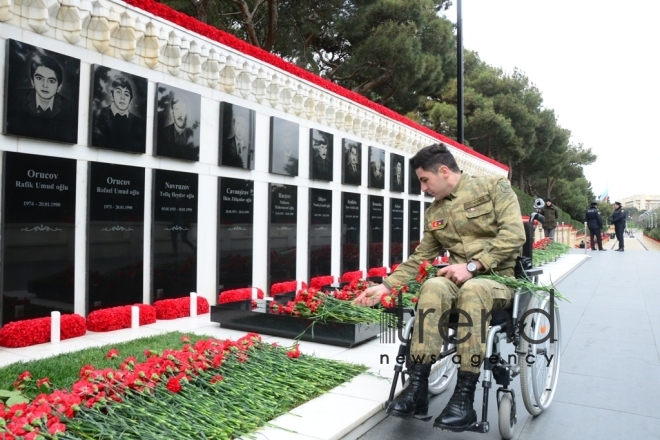 Azerbaijan commemorates 30th anniversary of January 20 tragedy  Azerbaijan Baku january 20 2020 