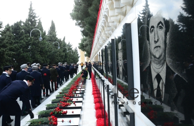 Azerbaijan commemorates 30th anniversary of January 20 tragedy  Azerbaijan Baku january 20 2020 