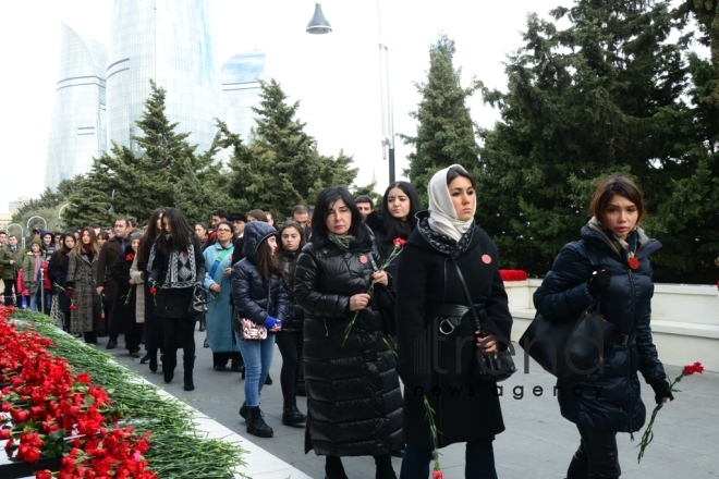 Azerbaijan commemorates 30th anniversary of January 20 tragedy  Azerbaijan Baku january 20 2020 