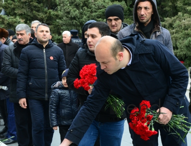 Azerbaijan commemorates 30th anniversary of January 20 tragedy  Azerbaijan Baku january 20 2020 