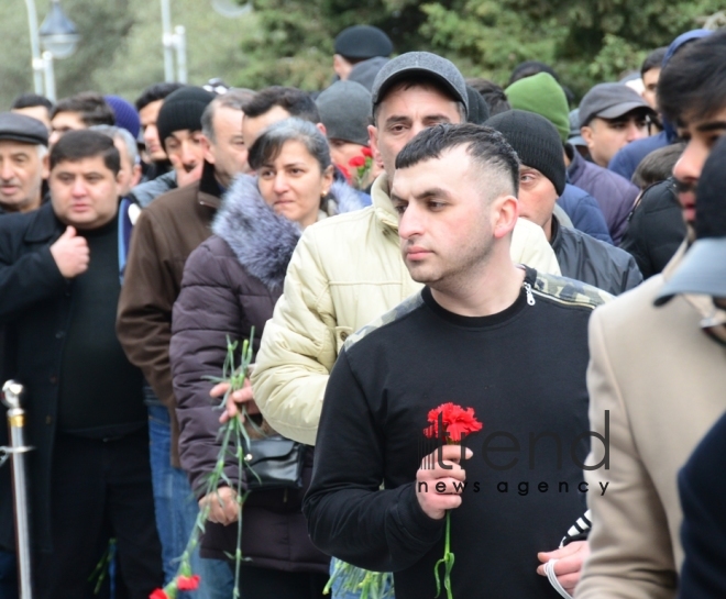 Azerbaijan commemorates 30th anniversary of January 20 tragedy  Azerbaijan Baku january 20 2020 