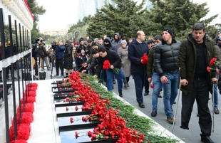 Azerbaijan commemorates 30th anniversary of January 20 tragedy  Azerbaijan Baku january 20 2020 